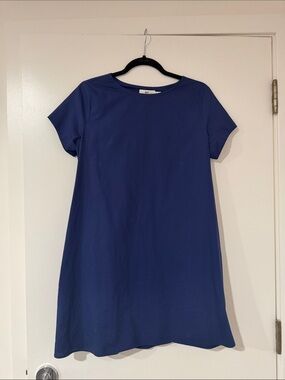 Vineyard Vines Navy Short-Sleeve A-Line Dress